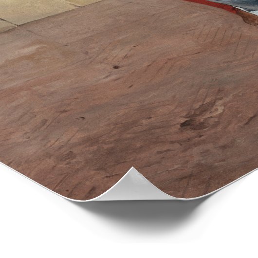 フランチェスコ・ヘイズキスイルバシオ美術展 ポスター (角)