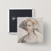 フランチェスコBartolo著刻まれるメリーTudor (1516-58年) 缶バッジ (正面&裏面)