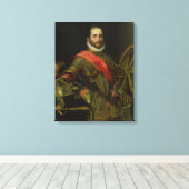 フランチェスコIIデッラロヴェレポートレート, c.1572 (油) キャンバスプリント (インサイチュ (ウッドフロア))