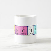 フランチャイズ期間表名mug コーヒーマグカップ (中央)