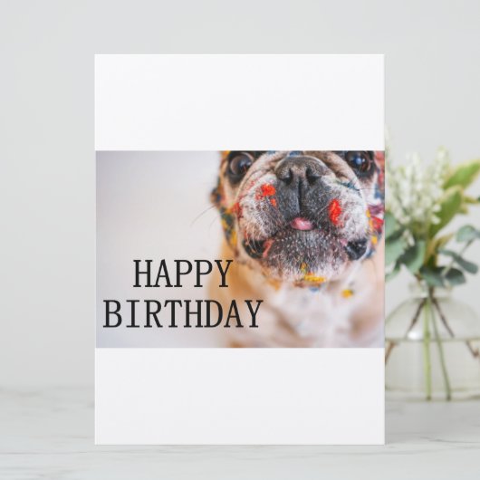 フランチーの誕生日 招待状 (スタンド正面)