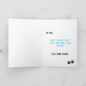 フランチーファザーズデイブラウンタンフレンチブルドッグ カード (内部)