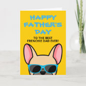 フランチーファザーズデーフォーン フレンチブルドッグ カード (正面)