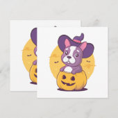 フランチー ハロウィン 招待状 (正面/裏面)