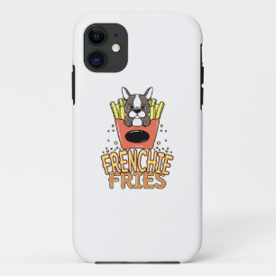フランチ·フライフランスのズ·ブルドッグかわいい子犬フライ iPhone 11 ケース