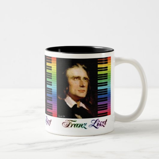 フランツの顔写真 ツートーンマグカップ (右)