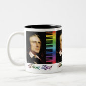 フランツの顔写真 ツートーンマグカップ (左)