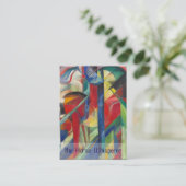 フランツのMarc馬の囁くものの名刺 名刺 (スタンド正面)