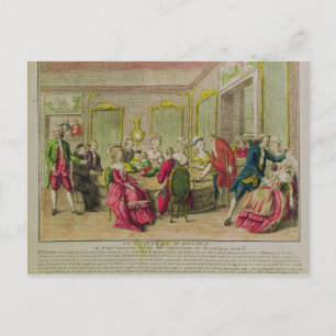 フランツアントンMesmer 1784年との催眠術の会議 ポストカード