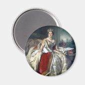 フランツウィンターハルターポートレートクイーンビクトリア マグネット (正面/裏面)