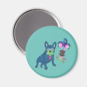 フランツォシシュブルドッゲ磁石 マグネット (正面/裏面)