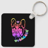 フランツォシシュブルドッゲmit dreiブルドッゲン キーホルダー (裏面)