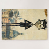 フランツカフカプラハチェコ ジグソーパズル (横)