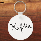 フランツカフカ署名 キーホルダー (正面)