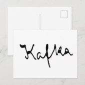 フランツカフカ ポストカード (正面/裏面)