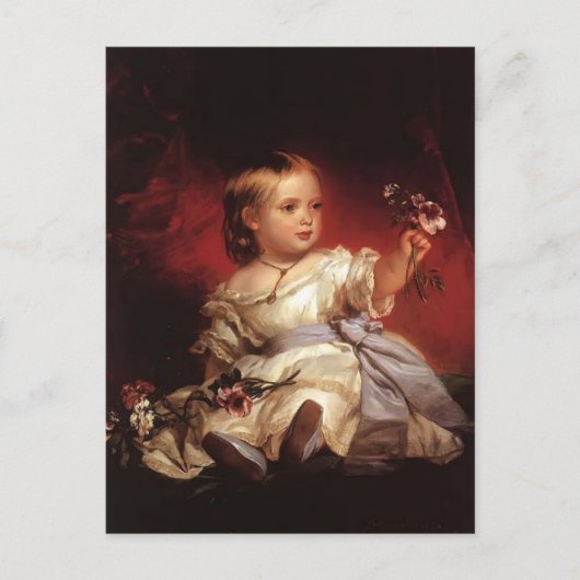 フランツザバーウィンターハルター – ビクトリアプリンセス 王室の ポストカード (正面)