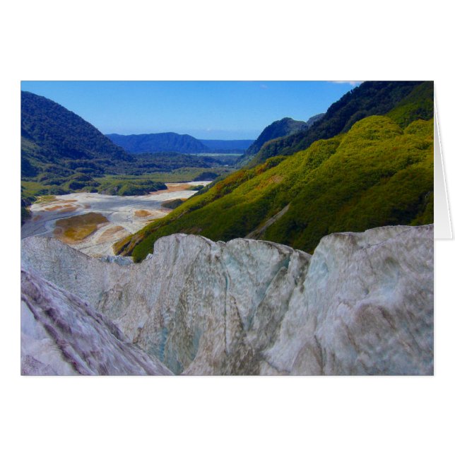 フランツジョセフ氷河 (正面横)