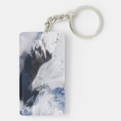 フランツジョゼフグレイシャーエアリアルビュー,ニュージーランド キーホルダー (裏面)