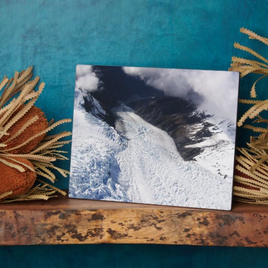 フランツジョゼフグレイシャーエアリアルビュー,ニュージーランド フォトプラーク (側面)