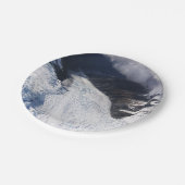 フランツジョゼフグレイシャーエアリアルビュー，ニュージーランド ペーパープレート (アングル)