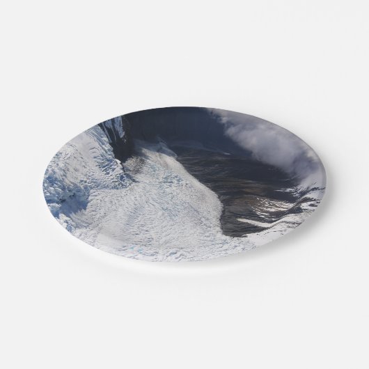 フランツジョゼフグレイシャーエアリアルビュー，ニュージーランド ペーパープレート (アングル)