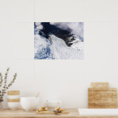 フランツジョゼフグレイシャーエアリアルビュー,ニュージーランド ポスター (キッチン)