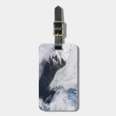 フランツジョゼフグレイシャーエアリアルビュー，ニュージーランド ラゲッジタグ (正面縦)