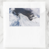 フランツジョゼフグレイシャーエアリアルビュー，ニュージーランド 長方形シール (バッグ)