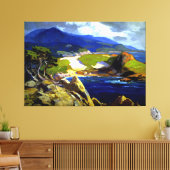 フランツビスショフ – サイプレスグリーン キャンバスプリント (インサイチュ (リビング))