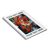 フランツマルク絵画有名キツネズパーソナライズされた ノートブック (右側)