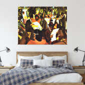 フランツマルク – ガーデンレストラン キャンバスプリント (インサイチュ (寝室))