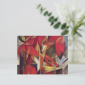 フランツマルク – キツネ ポストカード (スタンド正面)