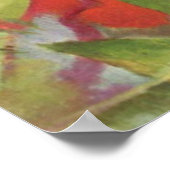 フランツマルク – ファイティング型枠1914カラーブラックレッド ポスター (角)