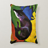 フランツマルク – ブルーキツネ アクセントクッション (正面(垂直))