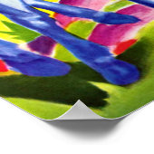 フランツマルク – ブルーホースI ポスター (角)