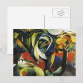 フランツマルク – マンドリル ポストカード (正面/裏面)