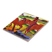 フランツマルク – 放牧馬IV. 1911 タイル (側面)