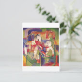 フランツマルク – 象の馬の牛の冬1913-14 ポストカード (スタンド正面)