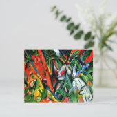 フランツマルク – 雨の中 – 1912 ポストカード (スタンド正面)