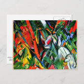 フランツマルク – 雨の中 – 1912 ポストカード (正面/裏面)