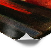 フランツマークザキツネレッドキツネアモダンート絵画ズ ポスター (コーナー)