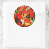 フランツマークザキツネレッドキツネアモダンート絵画ズ ラウンドシール (バッグ)