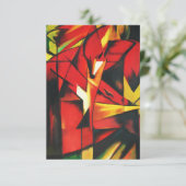 フランツマークザキツネ招待状 招待状 (スタンド正面)