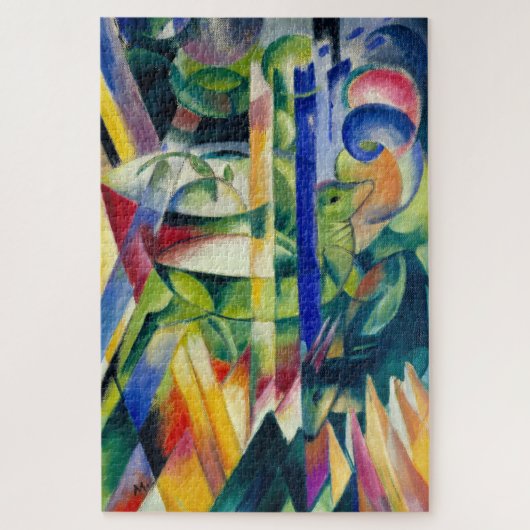 フランツマークザリトルマウンテンヤギ ジグソーパズル (縦)