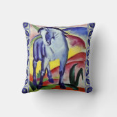 フランツマークブルーホースヴィンテージファインアート絵画ズ クッション (裏面)