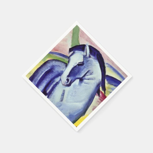 フランツマークブルーホースヴィンテージファインアート絵画ズ スタンダードカクテルナプキン (角)