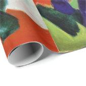 フランツマークブルーホースヴィンテージファインアート絵画ズ ラッピングペーパー (ロールコーナー)