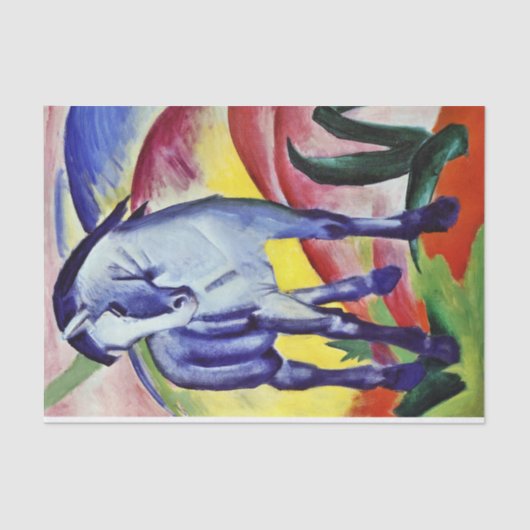 フランツマークブルーホースヴィンテージファインアート絵画ズ 薄葉紙 (正面)