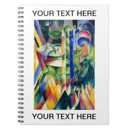 フランツマークリトルマウンテンヤギパーソナライズされたート ノートブック