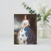 フランツ・ウィンターハルター – オルガ女王ポートレート ポストカード (スタンド正面)